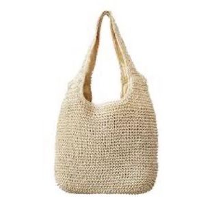 Kaiyuan Basket Weave Straw Hobo Bag